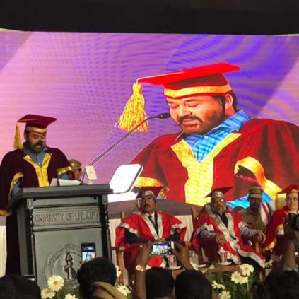 Mohanlal conferred D. Litt by Calicut University