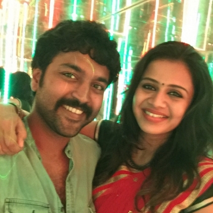 VJ Anjana shares about her husband Chandran's kissing scene in Party