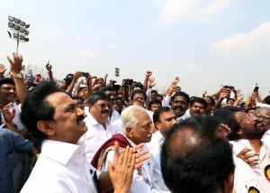 Stalin at DMK's Regional Conference in Erode