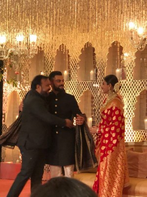 Virat Kohli And Anushka Sharma Reception