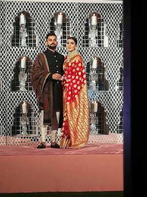 Virat Kohli And Anushka Sharma Reception