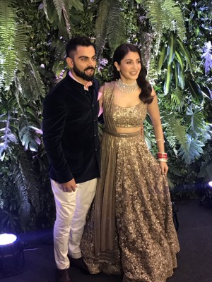 Virat Kohli And Anushka Sharma Reception