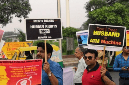 Men hold anti MeToo march on International Mens Day