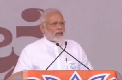 Narendra Modi takes a jab at Manmohan Singh at rally in Karnataka