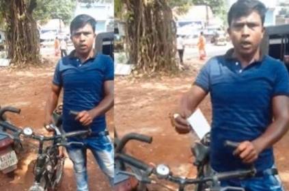 Kerala: Man fined Rs 2000 for over speeding his Bicycle