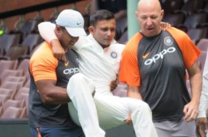 Prithvi Shaw ruled out of First Test against Australia in Adelaide