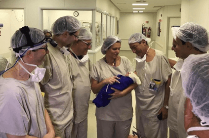 1st time in world baby born out of womb transplanted from dead donor