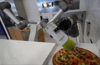 Robot with 3 hands make pizza in 30 seconds in Paris
