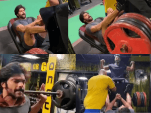 Actor Arya's gym workout video for Pa Ranjith's film.
