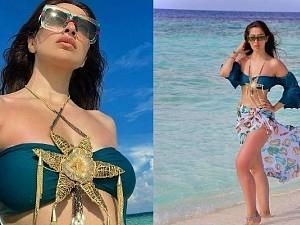 Actress Raai Laxmi's Maldives beach vacation videos go viral!