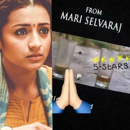 Actress Trisha praises Mari Selvaraj's Pariyerum Perumal