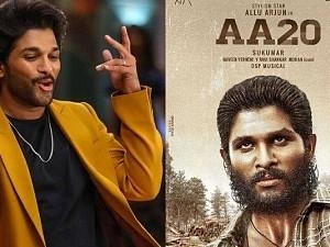 Allu Arjun's AA20 real poster coming soon official announcement after fan made FL poster became viral
