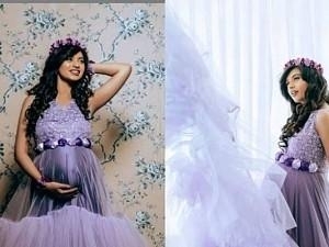 'Eruma Saani' Harija is a 'blue angel' in this pregnancy photo-shoot!