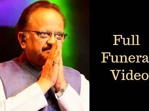 Singer SPB laid to rest with full state honours - celebs and fans break down in tears seeing him for the last time!