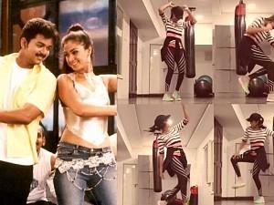 Heroine dancing to Thalapathy Vijay and Simran’s Aalthotta Bhoopathi is going viral, watch