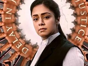 Jyotika and Suriya’s Ponmagal Vandhal second look out with a strong message on Women’s Day