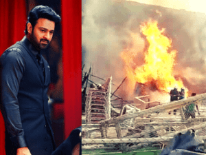Prabhas' next: Major fire accident causes trouble at shoot on first day!