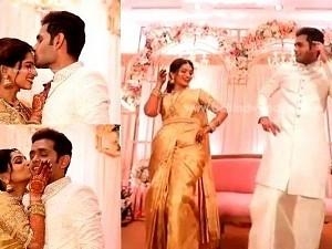VIDEO: Nakshatra-Raghu engagement - When the duo amazed the crowd with their elegant dance performance!