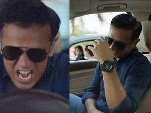 Just for laughs: Behind the scenes of Rahul Dravid trying to get angry for an ad! - VIDEO