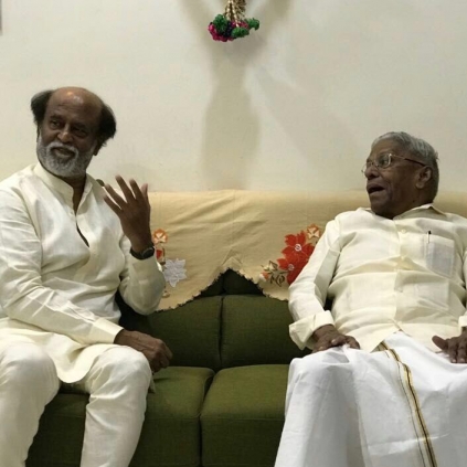 Rajinikanth meets RM Veerappan to seek his blessings