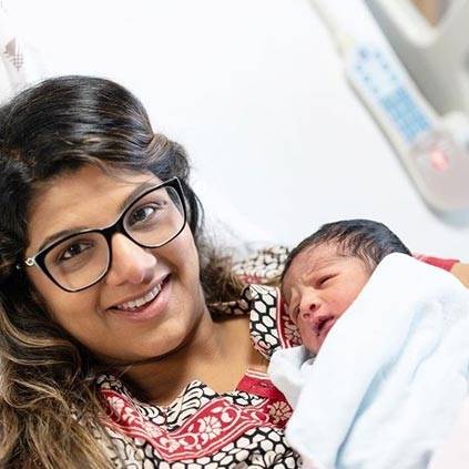 Rambha shares an heartwarming post about her 3rd kid