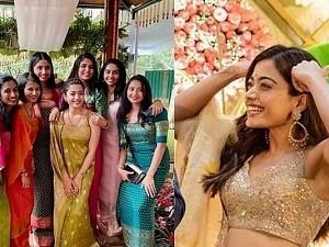 Rashmika overjoyed about her friend wedding