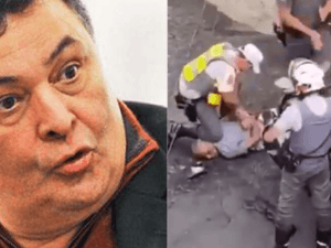 Rishi Kapoor shared footage of a citizen Knocked down in Italy for not quarantining - COVID19