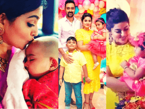 Sneha shares daughter's 1st birthday viral pics; look how well the baby girl resembles her dad Prasanna