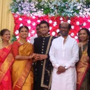 Superstar Rajinikanth attends AIADMK MLA Natarajs family wedding function