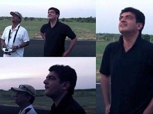 Watch: Viral video of Thala Ajith during a drone aero-modelling session!