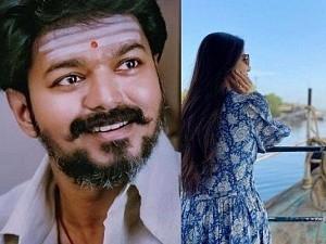 Vijay movie actress proves she is an expression queen - Watch this viral video
