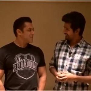 Watch Salman Khan and Sivakarthikeyan wish each other for Dabangg 3 and Hero