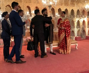 Virat Kohli And Anushka Sharma Reception